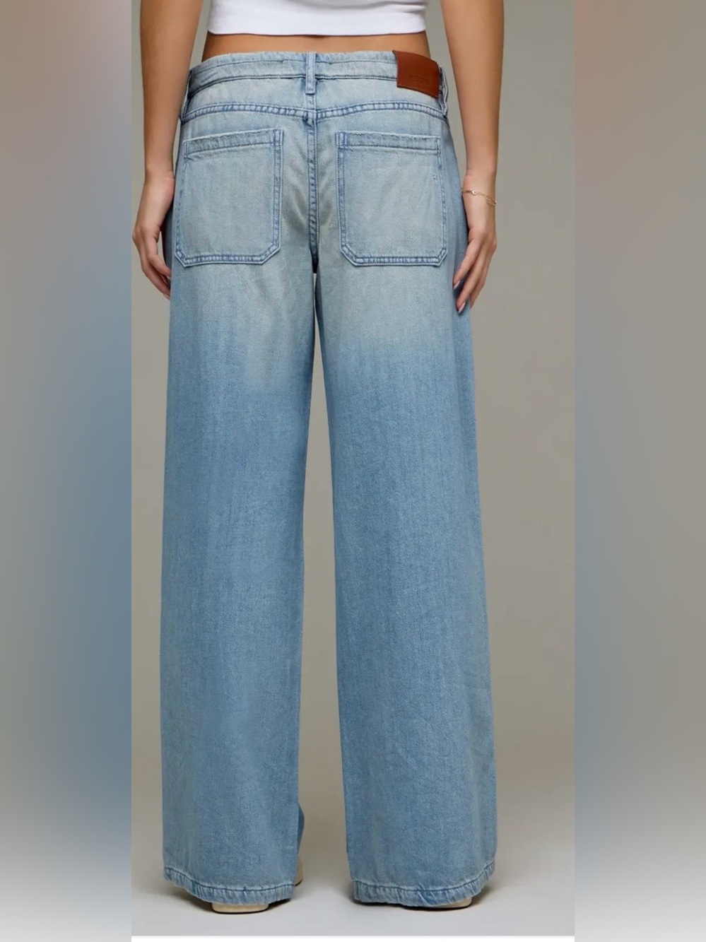 Hidden Nori Mid Rise Drawstring Wide Leg NWT Rise 14/ Ins 31/Length 43/W 16-17 - Picture 2 of 12